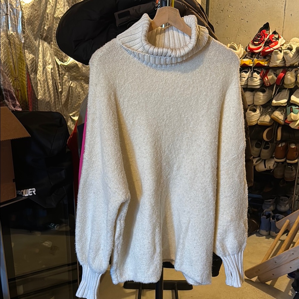 Cozy Cream Turtleneck Sweater